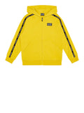 Ea7 Felpa Zip Uomo 7M001038AF10380 Antique Moss - Giallo