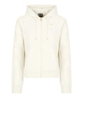 Ea7 Felpa Zip Donna 7W000078AF13135 Silver Birch - Avorio