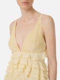Elisabetta Franchi Vestito Longuette Lemonade Donna ABR4252E2 Lemonade - Giallo