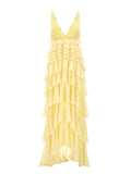 Elisabetta Franchi Vestito Longuette Lemonade Donna ABR4252E2 Lemonade - Giallo