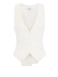 Elisabetta Franchi Gilet Donna GL00552E2 - Avorio