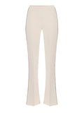 Elisabetta Franchi Pantalone Zampa Donna PA08451E2 Burro/nero - Avorio