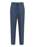 Emme Marella Pantalone Jogger Medina Donna 2515181022200 Blue Jeans - Denim