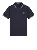 Fred Perry Polo Twin Tipped Uomo M12 Navy - Blu