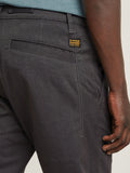 G-star Pantalone Chino Uomo D26336-D919D Gs Grey/dk Black hb - Grigio