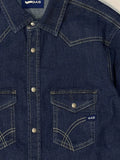 Gas Camicia Jeans Kant New Uomo 151438 010040 Stone Wash Med - Denim
