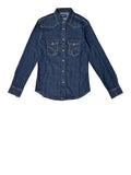 Gas Camicia Jeans Kant New Uomo 151438 010040 Stone Wash Med - Denim