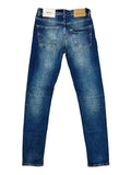Gas Jeans Slim Uomo 35064332030300 Stone Wash Dar - Denim