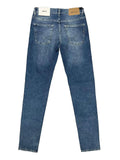 Gas Jeans Slim Uomo 35064332030300 Stone Wash Med - Denim