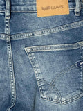 Gas Jeans Slim Uomo 35064332030300 Stone Wash Med - Denim