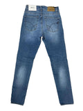 Gas Jeans Slim Uomo 35159132030299 Stone Wash Med - Denim