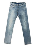 Gas Jeans Slim Uomo 35159232030300 Stone Wash Med - Denim