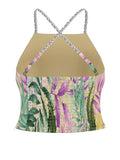 Guess Top Gaelle Crop Donna W5GH74WH9Z2 Tropical Escape Prin - Floreale