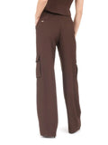 Guess Pantalone Cargo Matea Perfect Donna W5RB41WGX02 Regal Brown Multi - Marrone