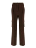 Guess Pantalone Cargo Matea Perfect Donna W5RB41WGX02 Regal Brown Multi - Marrone