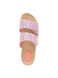 Hey Dude Sandalo Basso Delray Slide Surf Baja Donna HD.43210 Blue/pink/multi - Multicolore