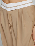 Hinnominate Pantalone Palazzo Donna HMABW01763 Safari - Beige