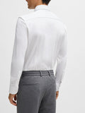 Hugo Boss Camicia Classica Hank S Uomo 50474283 - Bianco