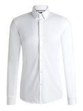 Hugo Boss Camicia Classica Hank S Uomo 50474283 - Bianco