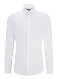 Hugo Boss Camicia Classica Hank S Uomo 50503554 - Bianco