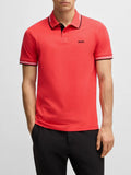 Hugo Boss Polo Uomo 50506193 Open Red - Rosso