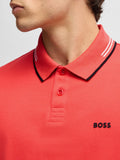 Hugo Boss Polo Uomo 50506193 Open Red - Rosso