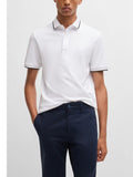 Hugo Boss Polo Passertip Uomo 50507699 - Bianco