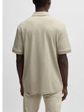 Hugo Boss Polo Interlock Uomo 50520109 - Beige