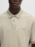Hugo Boss Polo Interlock Uomo 50520109 - Beige