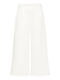 Ichi Pantalone Tuta Donna 20116301 Cloud Dancer - Bianco