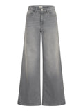 Ichi Jeans Wide Donna 20119022 Light Grey Wash - Denim