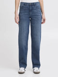 Ichi Jeans Straight Donna 20119128 Medium Blue - Denim