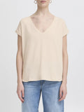 Ichi T-shirt Donna 20121349 Tapioca - Avorio