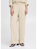 Ichi Pantalone Straight Ihmarrakech Donna 20121729 Oxford Tan - Beige