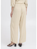 Ichi Pantalone Straight Ihmarrakech Donna 20121729 Oxford Tan - Beige