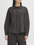Ichi Camicia Jeans Donna 20122389 Washed Black - Nero