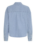 Ichi Camicia Jeans Donna 20122389 Light Blue Washed - Denim
