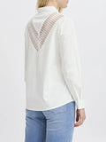 Ichi Camicia Casual Donna 20122460 Cloud Dancer - Bianco