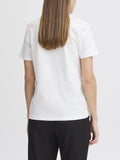 Ichi T-shirt Donna 20122502 Cloud Dancer - Bianco