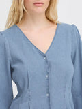 Ichi Vestito Mini Iharcher Donna 20122617 Light Blue Washed - Denim