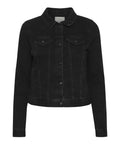 Ichi Giubbino di Jeans Donna 20122817 Washed Black - Nero