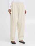 Ichi Pantalone Straight Donna 20122881 Almond Milk - Beige