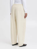 Ichi Pantalone Straight Donna 20122881 Almond Milk - Beige
