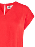 Ichi Blusa Ihcrissy Donna 20122895 Mars Red - Rosso