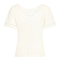 Ichi T-shirt Donna 20122957 Cloud Dancer - Bianco