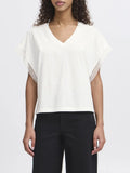 Ichi T-shirt Donna 20122958 Cloud Dancer - Bianco