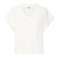 Ichi T-shirt Donna 20122958 Cloud Dancer - Bianco