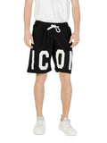Icon Bermuda Casual Shorts Sportivi Uomo ICUS2S5B001 - Nero