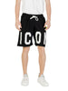 icon bermuda casual shorts sportivi uomo icus2s5b001 nero 3205415