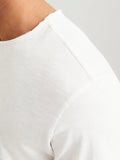 Jack e Jones T-shirt Basher Uomo 12182498 Cloud Dancer Reg - Bianco